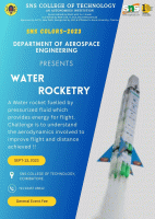 Water Rocketry 2023 Technical Event Poster